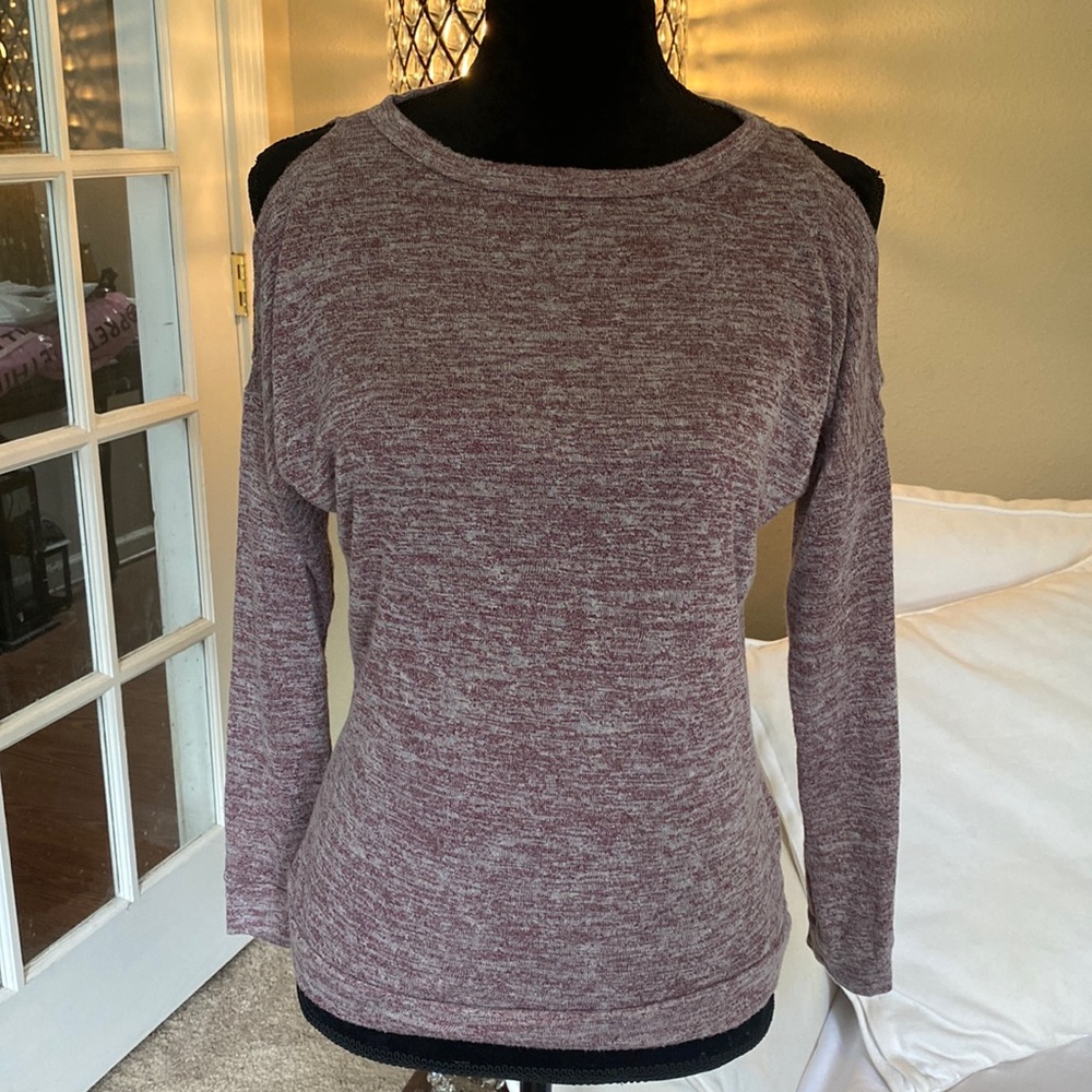 Ginger G cold shoulder top